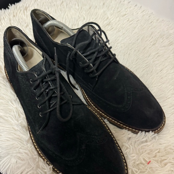 Cole haan nike air black wingtip oxford sz 10.5 - Picture 7 of 7